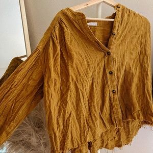 Carly Jean Los Angeles Mustard Top